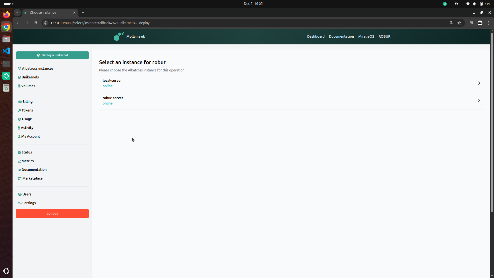 Open the Settings page